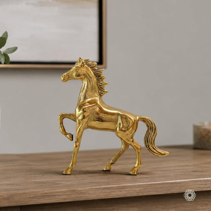 BEHOMA Metal Horse Decorative Figurine Showpiece