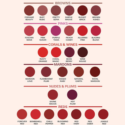 FACES CANADA Weightless Matte Lipstick - Royal Maroon 16 (Maroon), 4.5g | Highly Pigmented Lip Color | Smooth One Stroke Glide | Moisturizes & Hydrates Lips | Vitamin E, Jojoba & Almond Oil Enriched