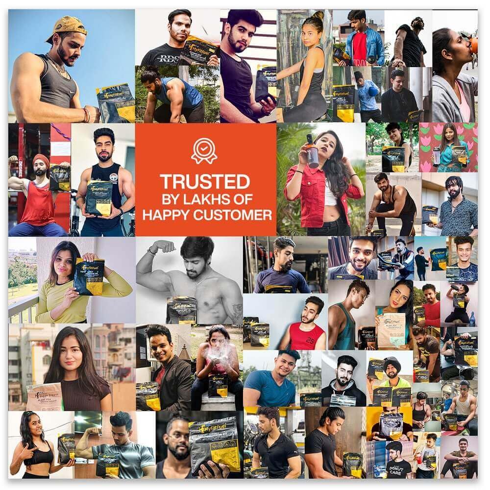 MyFitFuel Iron (3 Months) + Folic Acid, Zinc, Vitamin C & B12 Supplement For Hemoglobin, Immunity & Energy, (90 Capsules)