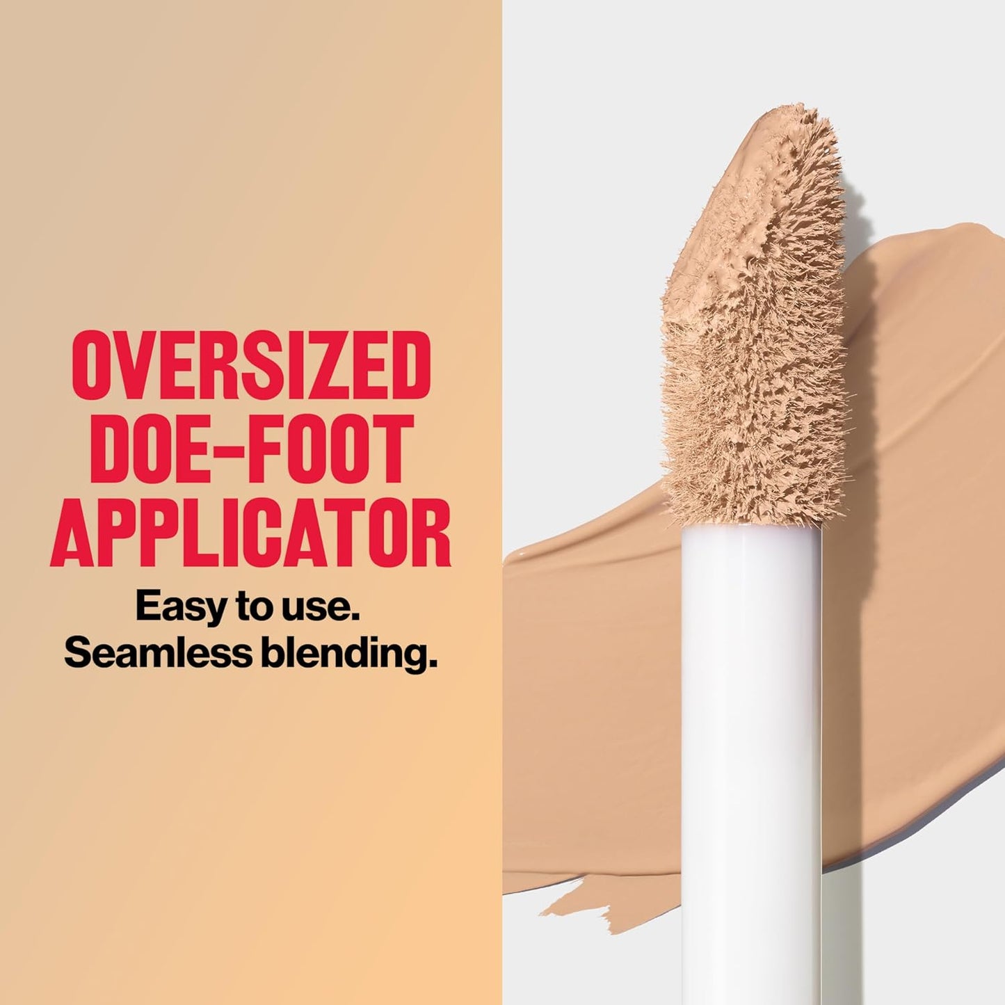 Revlon ColorStay Flex Wear, Full Cover Non-Creasing Concealer, Infused with Hyaluronic Acid & Vitamin E, Flexible Longwear, 030 Light Medium, 10 ml