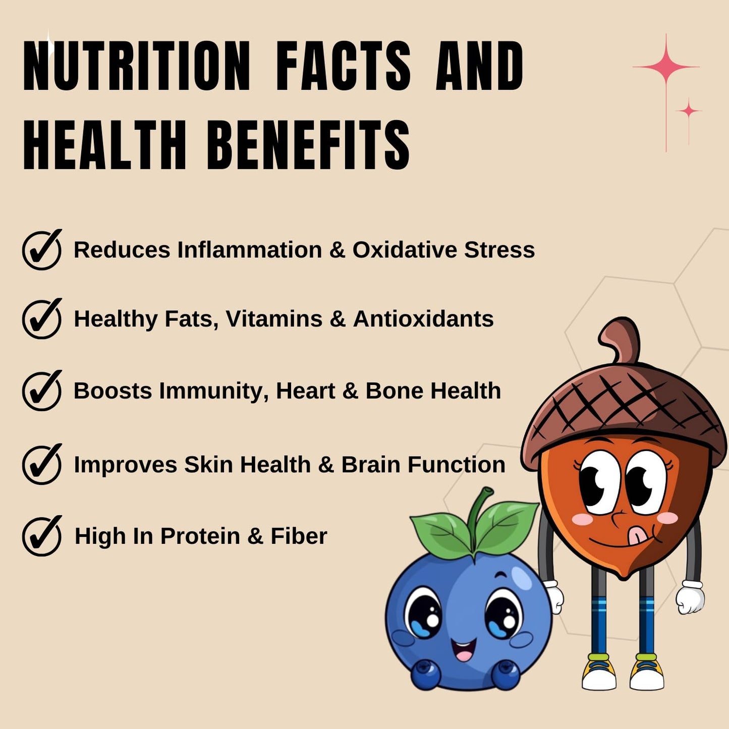 VASUNDHARA DHARITRI Honey Roasted Nuts & Berries Trail Mix, 250g | Premium Mix of Nuts, Berries, Seeds & Oats, Protein & Fiber-Rich Snack, Boosts Energy & Immunity, No Preservatives