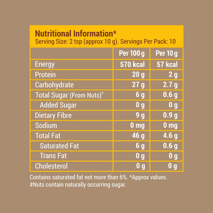 Slurrp Farm NO Added Sugar 100% Natural Nut Powder, 100 G