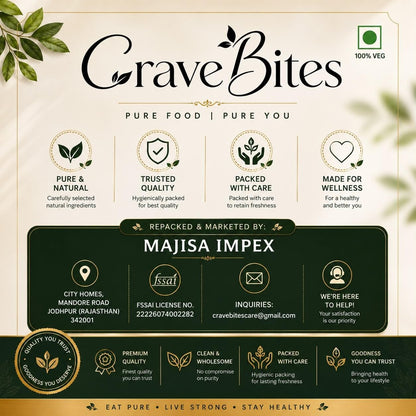 Crave Bites Premium Chia Seeds 100 gm | Rich Source of Calcium, Fibre & Protein | Clean Chia Seeds for Eating & Weight Management | Jar Pack