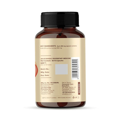 Jiva Kutki Capsules Liver Support Detox 60 Caps