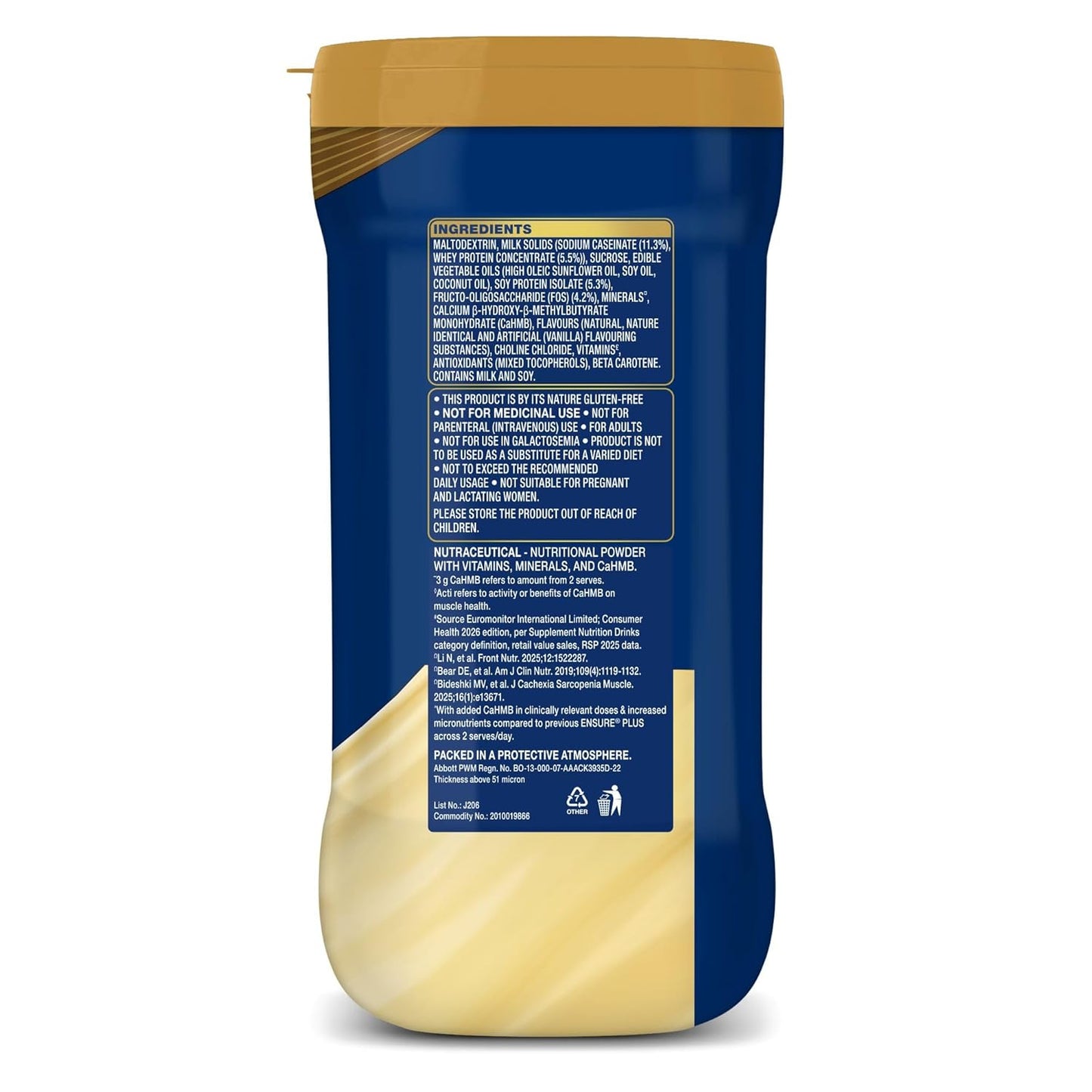 Ensure Plus Powder - 1 Kg (Vanilla), Blue
