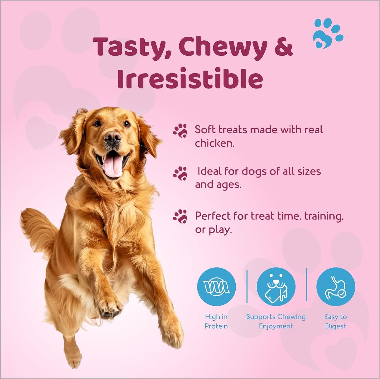 Petoska Chicken & Beetroot Dog Treats – 100 g Crunchy Natural Chew Sticks for Puppies & Adult Dogs, Nutrient-Rich Training & Reward Snack