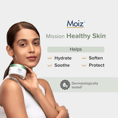 Moiz MM Skin Barrier Restoring Cream | For Very Dry & Sensitive Skin | Shea Butter & Vitamin E | Dermatologically Tested