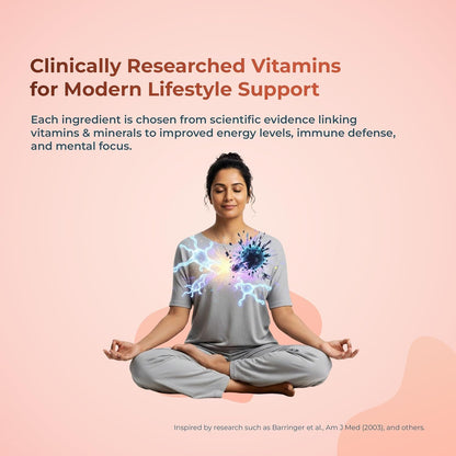 INLIFE Women's Multivitamin Tablets | 60 Tablets | Enriched with Zinc, Vitamin C, Vitamin D, and Essential Multiminerals | Supports Immunity and Energy Levels (Pack of 1)