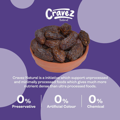 cravez Premium Medjool Dates (Medjoul) 400 Gram|Jumbo,Juicy,And Naturally Sweet|Healthy Snack & Energy Boost|High Fiber|Energy Boost With No Preservatives|King Of Dates|Diwali Gift Box,Fresh