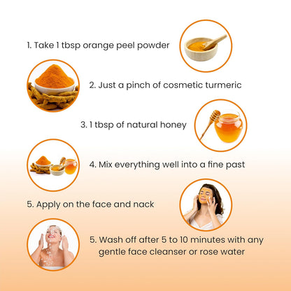 Healthy Apple Orange peel powder 100Gm