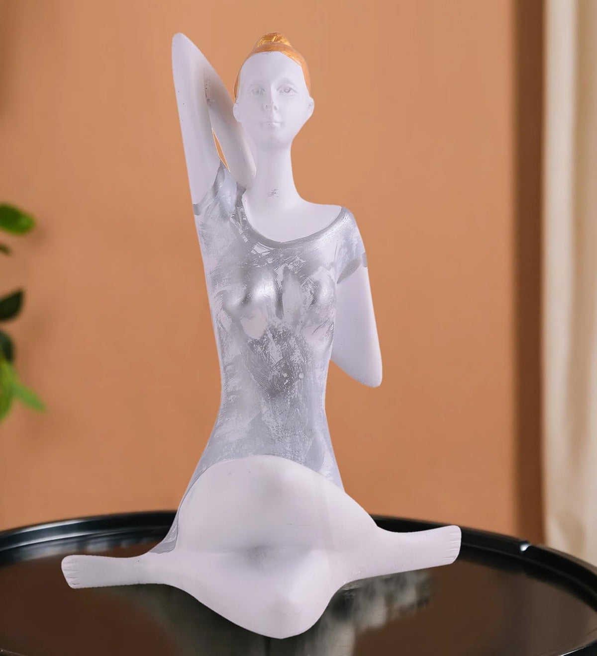 Yoga Lady Home & Office Decor showpiece (y800)