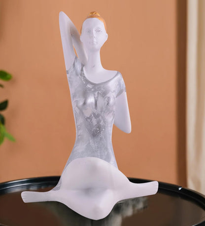 Yoga Lady Home & Office Decor showpiece (y800)