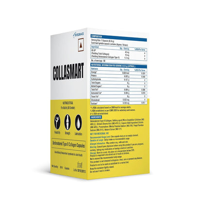UC-II Undenatured Type II Collagen Capsules | 90 Capsules (Pack of 1) | Daily Protein Supplement for Men & Women | Sourced from USA | Promotes Cartilage Repair | Strengthens & Lubricates Joints
