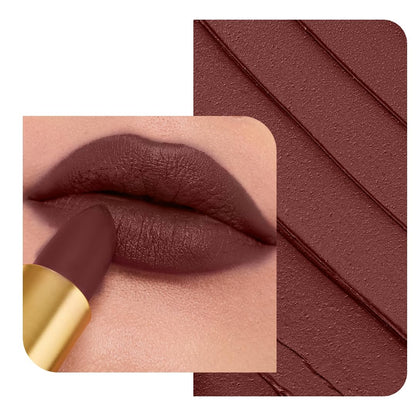 LoveChild Masaba 90s Drip Pantastic (Wine Red) Luxe-Matte Lipstick with Intense One-Swipe Color Payoff in High-Pigment HD Crème Matte Formula, 4gm