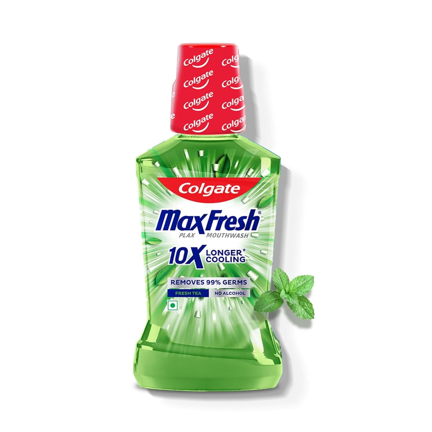 Colgate Plax Fresh Tea Mouthwash, 0% Alcohol - 500 Ml