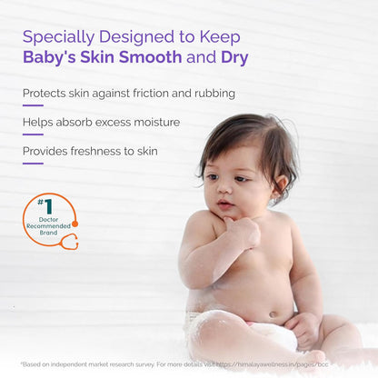 Himalaya Gentle Baby Powder 200g | Keeps baby's skin smooth & dry with natural goodness | Olive Oil, Almond Oil & Yashad Bhasma | No.1 Baby Powder Brand | No.1 Dr. Recommended | 99% NOI