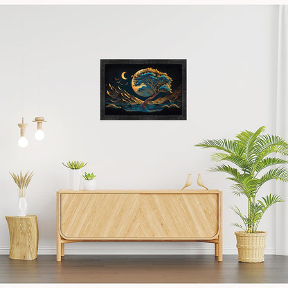 3d Scenery Paintings for Living room | 3d Painting wall decoration | 3d Photo Frame for wall decoration - 22786 (14x20 Inch)
