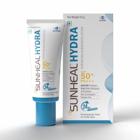 SUNHEAL Hydra hydrating sunscreen lotion SPF 50+ PA +++