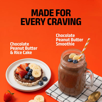 Pintola Peanut Butter Chocolate Flavour Creamy - 24g Protein & 7.9g Dietary Fiber, Made with Premium Roasted Nuts & Cocoa, Gluten Free, Zero Cholesterol & Trans Fat, Vit E & B3, Dark Chocolate