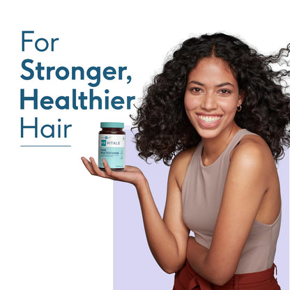 HealthKart HK Vitals Hair Vitamin with DHT Blockers (60 Capsules) | Omega & Biotin, Supports Keratin Synthesis & Helps Reduce Hair Fall