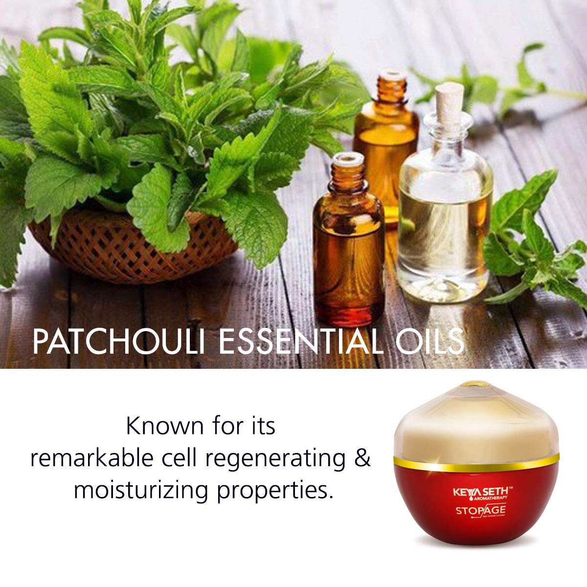 Keya Seth Aromatherapy, Stopage-Age Reversal Treatment-Control Wrinkles, Rejuvenating, Night Cream for Glowing & Youthful Looking Complexing with Goodness of Essential Oil 50gm