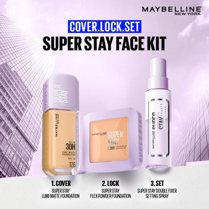 Maybelline New York Super Stay Double Fixer Setting Spray | 24HR Wear, Hydrating Spray