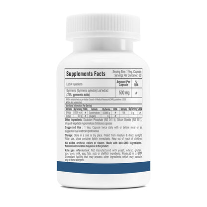 Supplement bottle with label on a white background