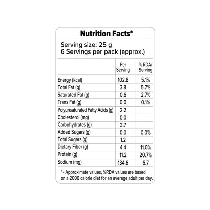 Urban Platter Roasted Salted 3-in-1 Soybean, 150g (44% Protein, 17% Fiber, Lightly Salted Green Edamame, Black & White Soybeans, Highest Plant Protein Supersnack)
