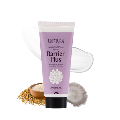 Peptide & Ceramide Moisturizer Cream for Face | 24Hr Hydration & Anti-Aging Barrier Repair | With Hyaluronic Acid, Aloe Vera, Niacinamide & Snow Mushroom | Moisturizer for Dry Skin & Oily Skin | Daily Use Face Cream for Women & Men | 50 ML