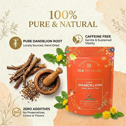 Tea Treasure Pure Dandelion Root Tea 100 gm