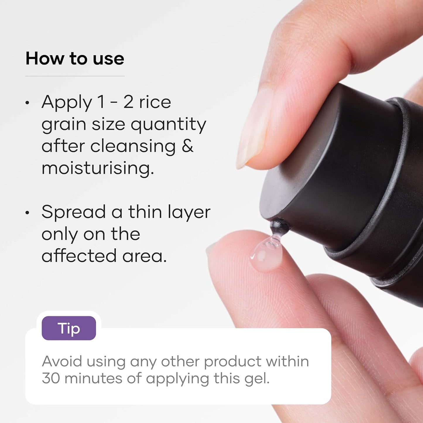 Cureskin Acne Control Gel | Acne Gel Helps Clear Blemishes Without Over Drying | Topical Pimple Cream Visibly Reduces Acne in One Day, 10 g (Pack of 1)