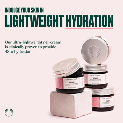 The Body Shop Vitamin E Gel Moisture Cream, 50 ML - Suitable For Combination Skin | 48 Hr Hydration