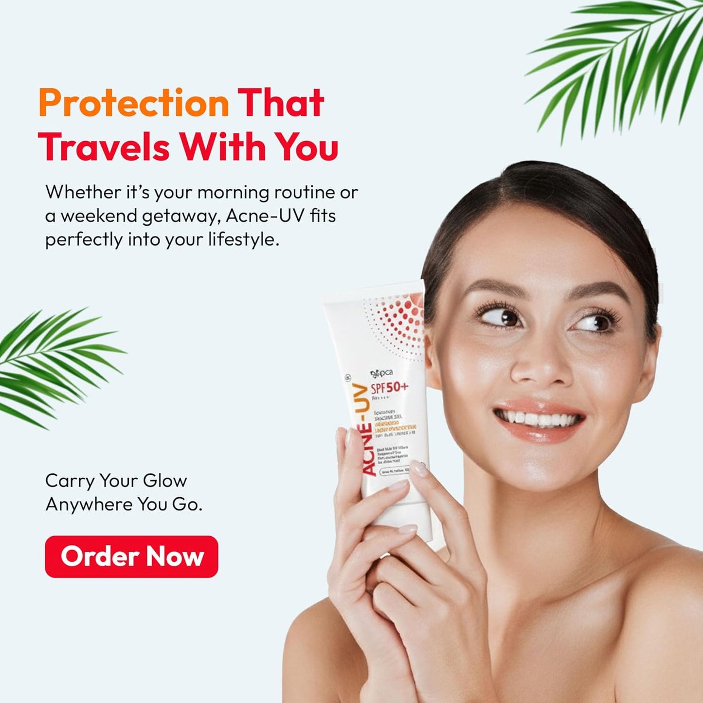 New ACNE-UV Sunscreen SPF50+ PA++++ | 50g Oil Free, Non Comedogenic Silicone Gel Sunscreen SPF 50 | UVA/UVB Protection | Water Resistant | No White Cast | Suitable for All Skin Types