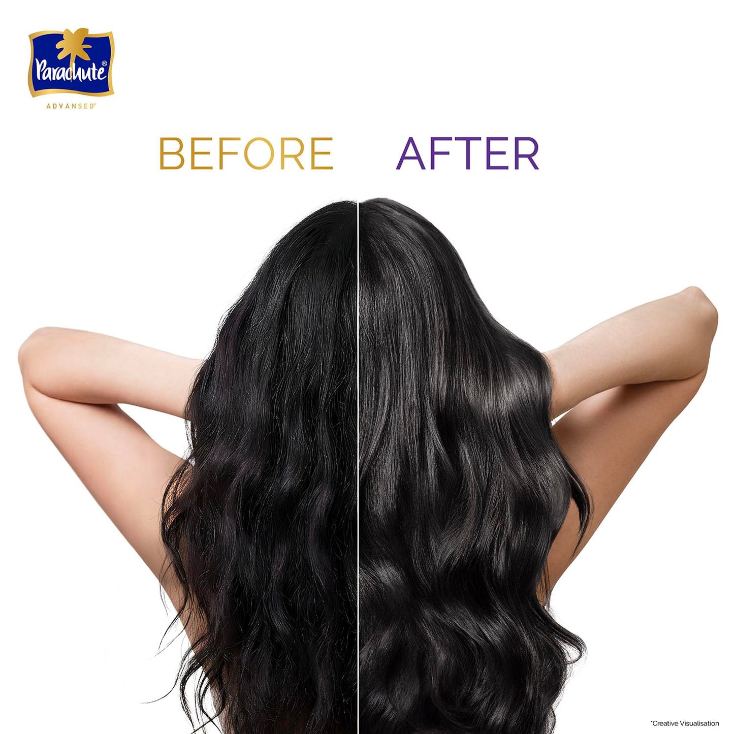 Parachute Advansed Protein Shampoo with Coconut Milk & Rosemary | Up to 96% Hair Fall Reduction & up to 23X Hair Fall Control | Protein Lock Technology | Paraben free | For Men & Women | 340ml