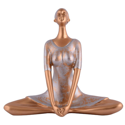 Yoga Lady Home & Office Decor Resin Fantasy Showpiece (Y1200),Multicolor