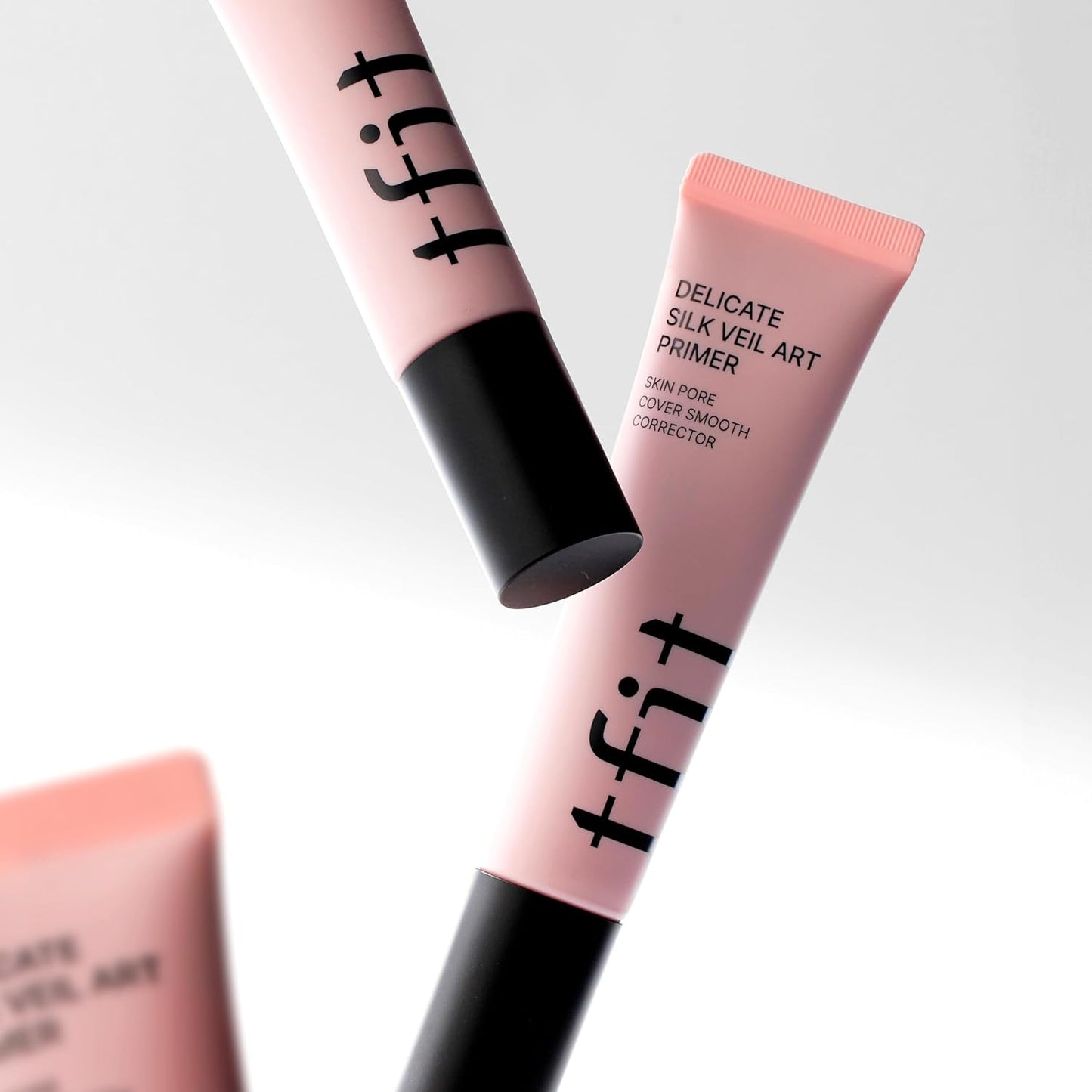 TFIT Delicate Silk Veil Art Primer - Korean Makeup, Poreless Matte Makeup Primer for Oily Skin (Lightweight, Hydrating), Blurring Pore Filler, Smooths fine lines，Long-Lasting Blur Effect, 1.01FL. Oz.