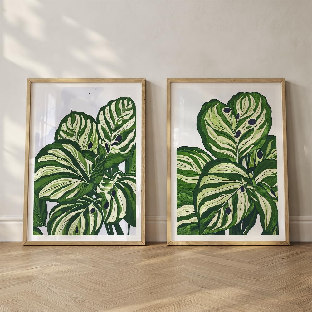 Set of 2 wall art paintings for living room & wall painting for bedroom wall decor - (10x13 Inch framed poster, Paintings for home decor)