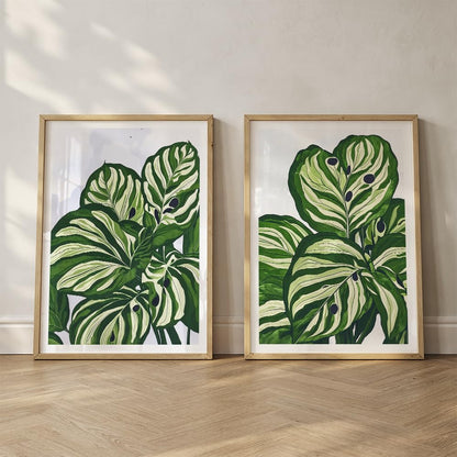 Set of 2 wall art paintings for living room & wall painting for bedroom wall decor - (10x13 Inch framed poster, Paintings for home decor)