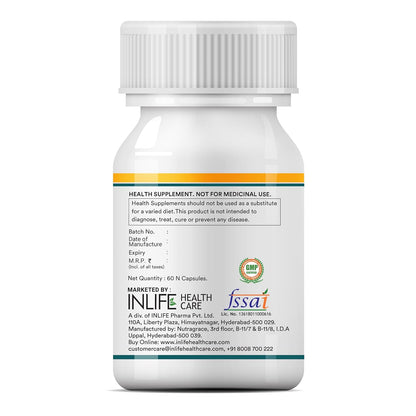 INLIFE Turmeric Oil Ginger Oil Garlic Oil Capsule, Faster Absorption than Extract, Immunity support, Heart Health Supplement for Adults Men & Women – 60 Liquid Filled Vegetarian Capsules (Pack of 1)