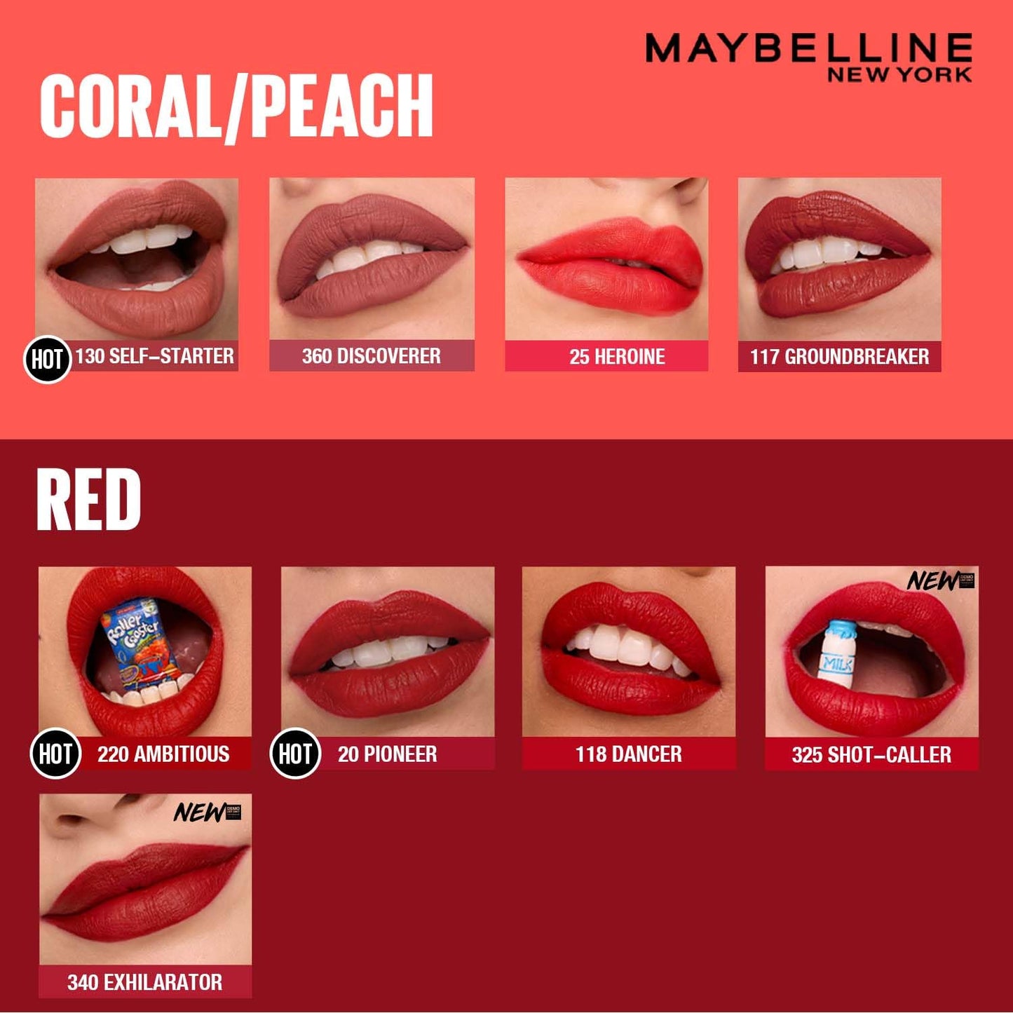 Maybelline New York SuperStay Matte Ink Liquid Lipstick - 70 Amazonian, Highly pigmented, Transfer Proof & Fade Proof. Maybelline New York SuperStay Matte Ink Liquid Lipstick Lasts Up To 16 Hour | 5ml