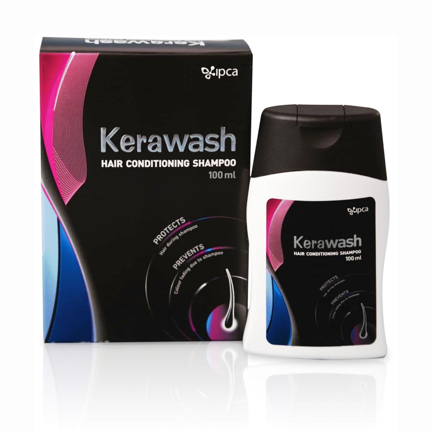 Ipca Kerwash Hair Conditioning Shampoo – 100ml Gentle Cleansing & Hair Strengthening Formula | Smooth, Manageable & Lightweight Conditioning | Suitable for Regular Scalp & Hair Care