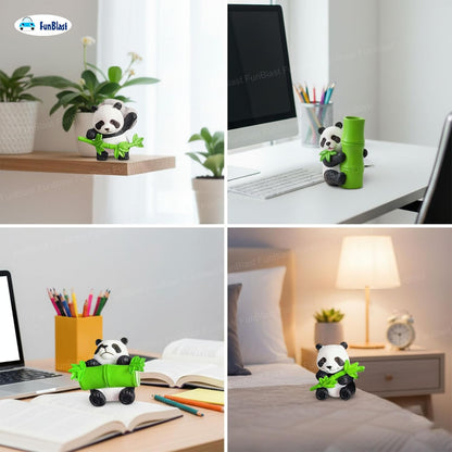 Panda Miniature Figurines - Decorative Showpiece, Gift for Him/Her, Diwali Deepwali New Year Home Decor, Bedroom, Living Room, Office, Table, Car Dashboard (Style-A)