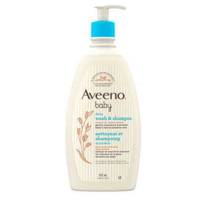 Aveeno Baby Wash & Shampoo 18 Ounce