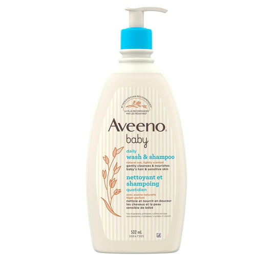 Aveeno Baby Wash & Shampoo 18 Ounce