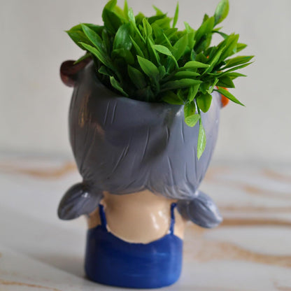 Kawai Homes Showpiece for Home Decor - Cute Table Resin Miniature Decorative Stylish Figurines Items for Living Room Kitchen Kids Bedroom Study Room Decoration Accessories (Boho Girl 1)
