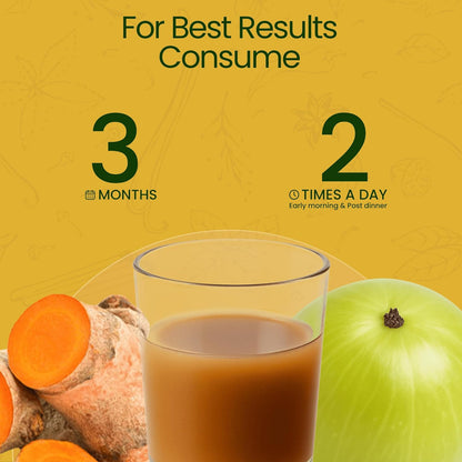 KRISHNA'S HERBAL & AYURVEDA Fat Reducer Juice - 1000 ml | (Pack of 1) | 12 Powerful herbs for Weight Management | Amla, Harad, Daru Haridra, Sunn Hemp | Aids Metabolism and Digestion