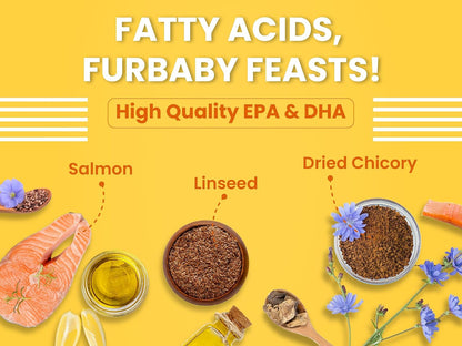 BARK OUT LOUD - Premium Kitten Dry Food | Fresh Salmon & Chicken | Hairball Control | Taurine |Omega Fatty Acids | Probiotivs-No Preservaties - Made in Belgium Kibbles for Kitten (1kg)