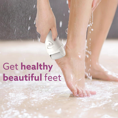 AGARO CR3001 Callus Remover with 3 Interchangeable Head Rollers, Rechargeable for Foot Care, Callus & Dead Skin Removal