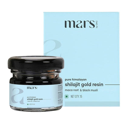 mars by GHC Pure Himalayan Shilajit Gold (Resin) Powered with - 20g - Pack of 1 | Pure Organic Shilajit Resin sourced from Himalayas