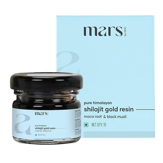 mars by GHC Pure Himalayan Shilajit Gold (Resin) Powered with - 20g - Pack of 1 | Pure Organic Shilajit Resin sourced from Himalayas
